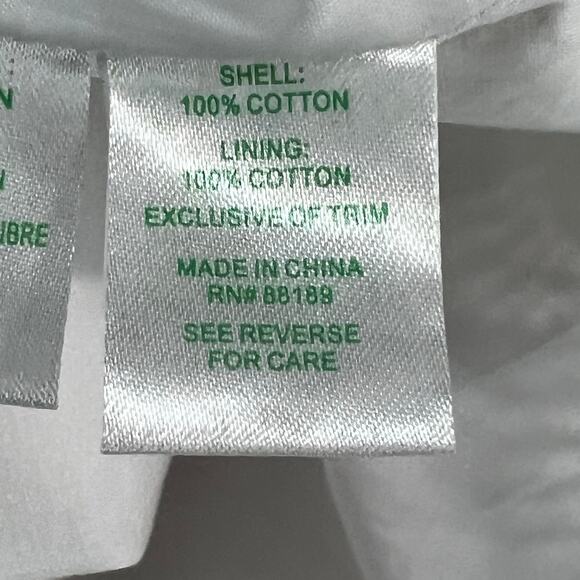 Lilly Pulitzer Dress Womens 16 White Jaida Sand Dollar Eyelet Scallop Hem NWT - Picture 14 of 16